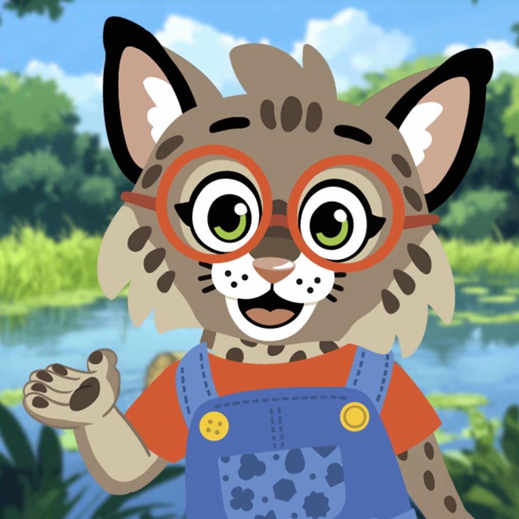 brooks-headshot New Worlds Reading mascot Brooks Bobcat headshot